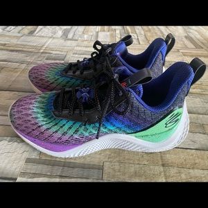 Under Armour Curry Northern Lights Flow Shoes Sneakers 10.5 W 9 M